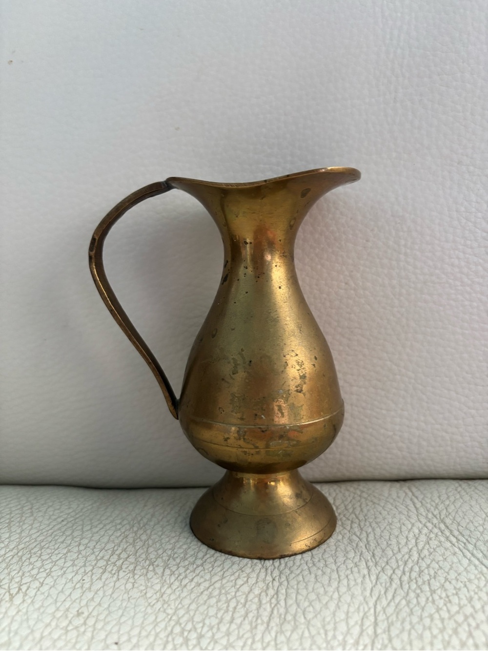 Brass Decorative Pitcher Vase - Gold Finish
